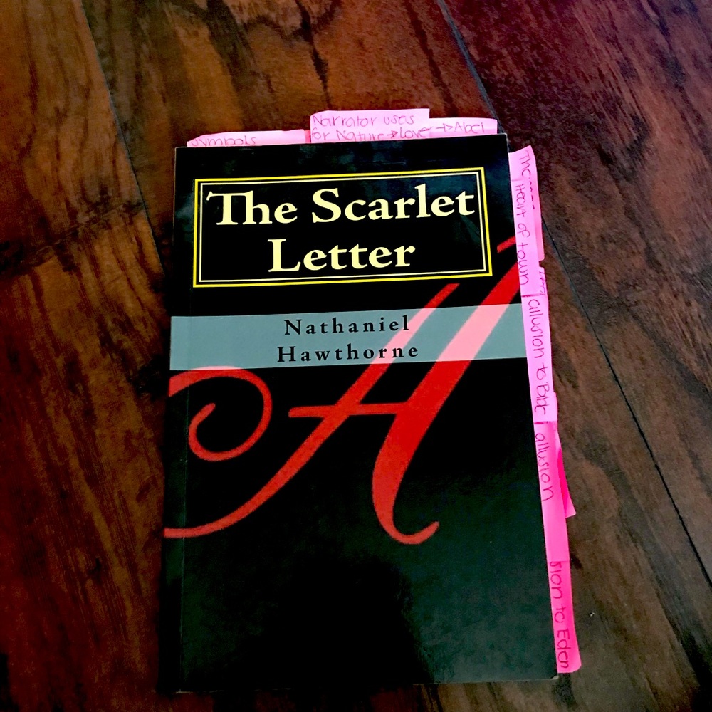 “The Scarlet Letter” book